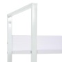 Estantería 4 niveles madera ingeniería blanco 60x27,6x124,5 cm de vidaXL, Librerías y estanterías - Ref: Foro24-288224, Preci...