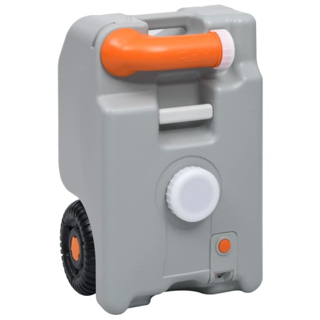 Depósito de agua con ruedas para camping gris 25 L de vidaXL, Camping y senderismo - Ref: Foro24-30135, Precio: 100,84 €, Des...