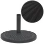 Base de sombrilla de resina redonda negro 29 kg de vidaXL, Bases para sombrillas - Ref: Foro24-43658, Precio: 84,75 €, Descue...