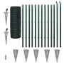 Set de euro valla acero verde 25x1,2 m de vidaXL, Paneles de vallas - Ref: Foro24-140562, Precio: 302,72 €, Descuento: %