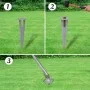 Metallzaun mit Pfosten aus verzinktem Stahl, 15 x 1,5 m von vidaXL, Zaunpaneele - Ref: Foro24-141505, Preis: 190,44 €, Rabatt: %