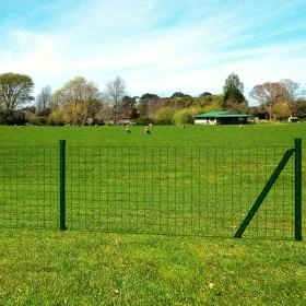 Euro Green Steel Fence 25x0.8 m by vidaXL, fence panels - Ref: Foro24-142398, Price: 158,72 €, Discount: %
