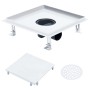 Desagüe de ducha cubierta inserción suelo acero inox. 28x28 cm de vidaXL, Desagües - Ref: Foro24-145996, Precio: 52,95 €, Des...