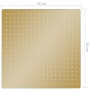 Cabezal ducha efecto lluvia acero inox cuadrado dorado 50x50 cm de vidaXL, Cabezales de ducha - Ref: Foro24-147712, Precio: 8...