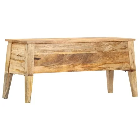 Caja de almacenaje de madera maciza de mango 99x35x48 cm de vidaXL, Baúles de almacenamiento - Ref: Foro24-286462, Precio: 17...