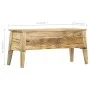 Caja de almacenaje de madera maciza de mango 99x35x48 cm de vidaXL, Baúles de almacenamiento - Ref: Foro24-286462, Precio: 17...