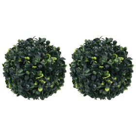 Bolas de boj artificial 2 unidades 22 cm de vidaXL, Flora artificial - Ref: Foro24-315468, Precio: 28,62 €, Descuento: %
