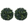 Bolas de boj artificial 2 unidades 22 cm de vidaXL, Flora artificial - Ref: Foro24-315468, Precio: 28,62 €, Descuento: %