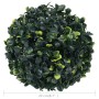 Bolas de boj artificial 2 unidades 22 cm de vidaXL, Flora artificial - Ref: Foro24-315468, Precio: 28,62 €, Descuento: %