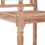 Sillas Batavia 2 unidades madera maciza de teca blanqueada de vidaXL, Sillas de jardín - Ref: Foro24-316034, Precio: 226,68 €...