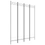 Biombo divisor de 4 paneles de tela blanco 160x200 cm de vidaXL, Divisores de ambientes - Ref: Foro24-350150, Precio: 44,18 €...