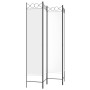 Biombo divisor de 4 paneles de tela blanco 160x200 cm de vidaXL, Divisores de ambientes - Ref: Foro24-350150, Precio: 44,18 €...