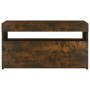Mueble de TV con luces LED roble ahumado 75x35x40 cm de vidaXL, Muebles TV - Ref: Foro24-815123, Precio: 50,40 €, Descuento: %