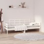 Sofá cama madera maciza de pino blanco 90x200 cm de vidaXL, Camas y somieres - Ref: Foro24-820328, Precio: 116,47 €, Descuent...