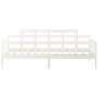 Sofá cama madera maciza de pino blanco 90x200 cm de vidaXL, Camas y somieres - Ref: Foro24-820328, Precio: 116,47 €, Descuent...