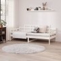 Sofá cama madera maciza de pino blanco 90x200 cm de vidaXL, Camas y somieres - Ref: Foro24-820328, Precio: 116,47 €, Descuent...