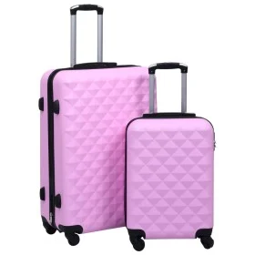 Set aus starren Koffern mit Rädern 2 Stück ABS rosa von vidaXL, Koffer - Ref: Foro24-92429, Preis: 118,23 €, Rabatt: %