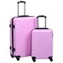 Juego de maletas rígidas con ruedas 2 piezas ABS rosa de vidaXL, Maletas - Ref: Foro24-92429, Precio: 118,23 €, Descuento: %