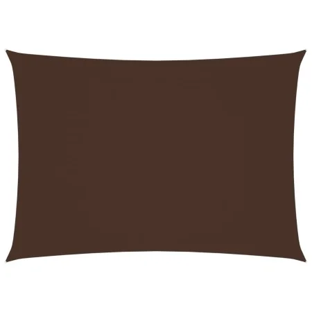 Toldo de vela rectangular tela Oxford marrón 2x3 m de vidaXL, Sombrillas - Ref: Foro24-135805, Precio: 29,49 €, Descuento: %