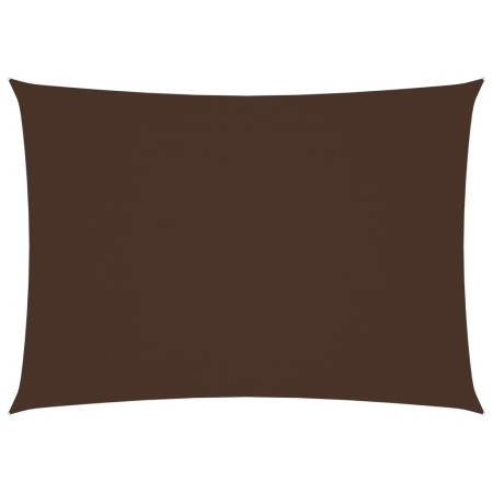 Toldo de vela rectangular tela Oxford marrón 2x3 m de vidaXL, Sombrillas - Ref: Foro24-135805, Precio: 30,21 €, Descuento: %