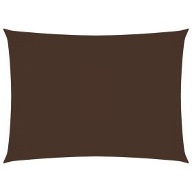 Toldo de vela rectangular tela Oxford marrón 2,5x3,5 m de vidaXL, Sombrillas - Ref: Foro24-135811, Precio: 36,80 €, Descuento: %