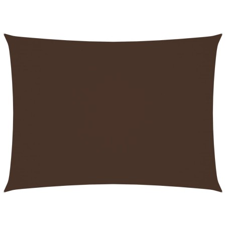 Toldo de vela rectangular tela Oxford marrón 2,5x3,5 m de vidaXL, Sombrillas - Ref: Foro24-135811, Precio: 36,80 €, Descuento: %