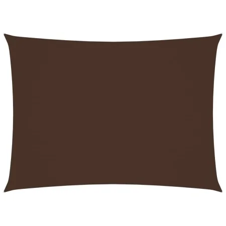 Toldo de vela rectangular tela Oxford marrón 5x6 m de vidaXL, Sombrillas - Ref: Foro24-135824, Precio: 90,97 €, Descuento: %