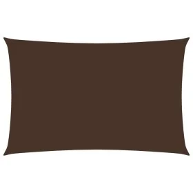 Toldo de vela rectangular tela Oxford marrón 5x8 m de vidaXL, Sombrillas - Ref: Foro24-135826, Precio: 113,91 €, Descuento: %