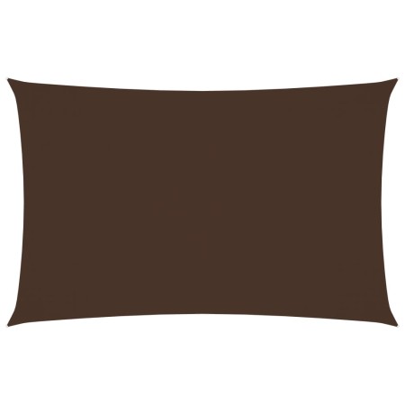 Toldo de vela rectangular tela Oxford marrón 5x8 m de vidaXL, Sombrillas - Ref: Foro24-135826, Precio: 109,31 €, Descuento: %