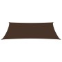 Toldo de vela rectangular tela Oxford marrón 5x8 m de vidaXL, Sombrillas - Ref: Foro24-135826, Precio: 109,31 €, Descuento: %