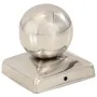 Pfostenkappen 6 Stück Edelstahl-Globusende 71x71 mm von vidaXL, Zubehör für Tore und Zäune - Ref: Foro24-145493, Preis: 43,21...