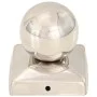 Pfostenkappen 6 Stück Edelstahl-Globusende 71x71 mm von vidaXL, Zubehör für Tore und Zäune - Ref: Foro24-145493, Preis: 43,21...