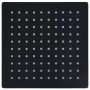 Cabezal ducha efecto lluvia acero inox cuadrado negro 20x20 cm de vidaXL, Cabezales de ducha - Ref: Foro24-147695, Precio: 24...