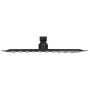 Cabezal ducha efecto lluvia acero inox cuadrado negro 20x20 cm de vidaXL, Cabezales de ducha - Ref: Foro24-147695, Precio: 24...