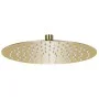 Round rain effect shower head gold stainless steel 25 cm by vidaXL, shower heads - Ref: Foro24-147704, Price: 23,37 €, Discou...