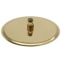 Cabezal de ducha redondo efecto lluvia acero inox dorado 25 cm de vidaXL, Cabezales de ducha - Ref: Foro24-147704, Precio: 23...