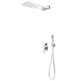 Sistema de ducha acero inoxidable 201 plateado de vidaXL, Boquillas de chorro para bañeras y duchas - Ref: Foro24-147725, Pre...