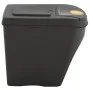 Cubos de basura apilables 4 uds polipropileno gris 100 L de vidaXL, Cubos de la basura y papeleras - Ref: Foro24-152200, Prec...