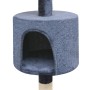 Rascador para gatos poste rascador de sisal 125 cm azul oscuro de vidaXL, Mobiliario para gatos - Ref: Foro24-170484, Precio:...