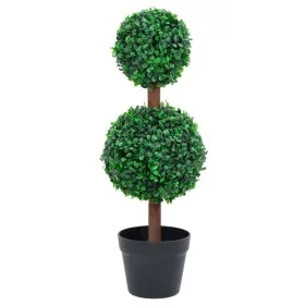 Kugelförmige künstliche Buchsbaumpflanze mit grünem Topf 60 cm von vidaXL, Künstliche Flora - Ref: Foro24-336510, Preis: 41,8...