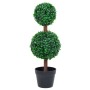Planta de boj artificial forma de bola con maceta verde 60 cm de vidaXL, Flora artificial - Ref: Foro24-336510, Precio: 40,15...