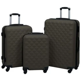 Juego de maletas rígidas con ruedas 3 piezas ABS gris antracita de vidaXL, Maletas - Ref: Foro24-92417, Precio: 138,65 €, Des...