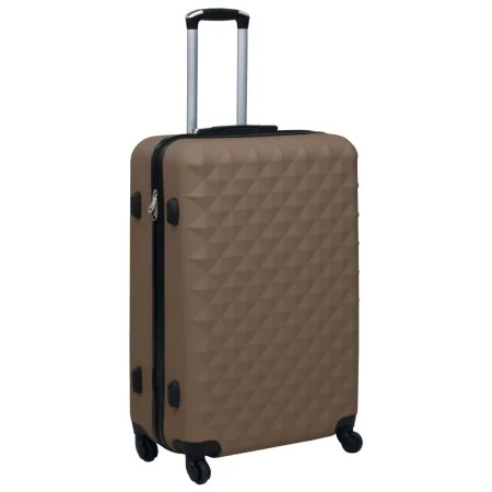 Maleta rígida con ruedas ABS marrón de vidaXL, Maletas - Ref: Foro24-92428, Precio: 92,81 €, Descuento: %