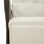 Sillones reclinables jardín con reposapiés 2 uds ratán PE negro de vidaXL, Sillas de jardín - Ref: Foro24-365288, Precio: 228...