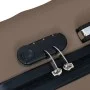 Maleta rígida con ruedas ABS marrón de vidaXL, Maletas - Ref: Foro24-92428, Precio: 92,81 €, Descuento: %