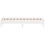 Estructura de cama madera maciza de pino blanco 90x200 cm de vidaXL, Camas y somieres - Ref: Foro24-842711, Precio: 81,55 €, ...