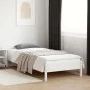 Solid white pine wood bed frame 100x200 cm by vidaXL, Beds and slatted bases - Ref: Foro24-842707, Price: 84,02 €, Discount: %