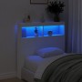 Cabecero de cama con LED blanco 100x17x102 cm de vidaXL, Cabeceros y pies de cama - Ref: Foro24-839182, Precio: 73,87 €, Desc...