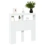 Cabecero de cama con LED blanco 100x17x102 cm de vidaXL, Cabeceros y pies de cama - Ref: Foro24-839182, Precio: 72,65 €, Desc...
