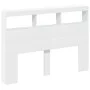 Cabecero de cama con LED blanco 140x17x102 cm de vidaXL, Cabeceros y pies de cama - Ref: Foro24-839196, Precio: 93,11 €, Desc...